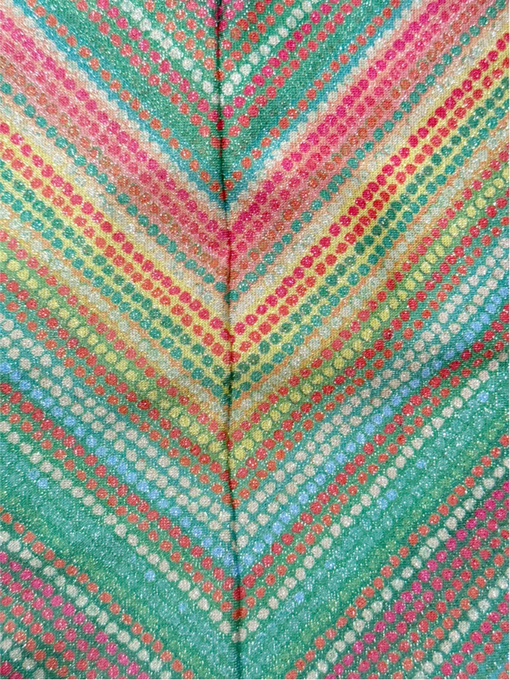 BECCA $154 Rainbow Sunset Metallic Stripe One-Piece Swimsuit M - Picture 7 of 12